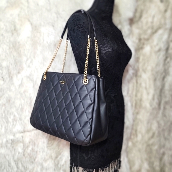 NWT Kate Spade New York 3 PCS Set Shoulder Bag Purse Designer Handbag Tote ++ - Picture 8 of 13